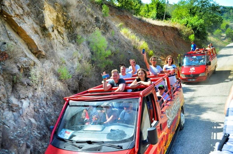 Alanya: Water Wars and Dim River Tour W/ Lunch - All in One - Water Wars on Wheels: how the water fights really feel