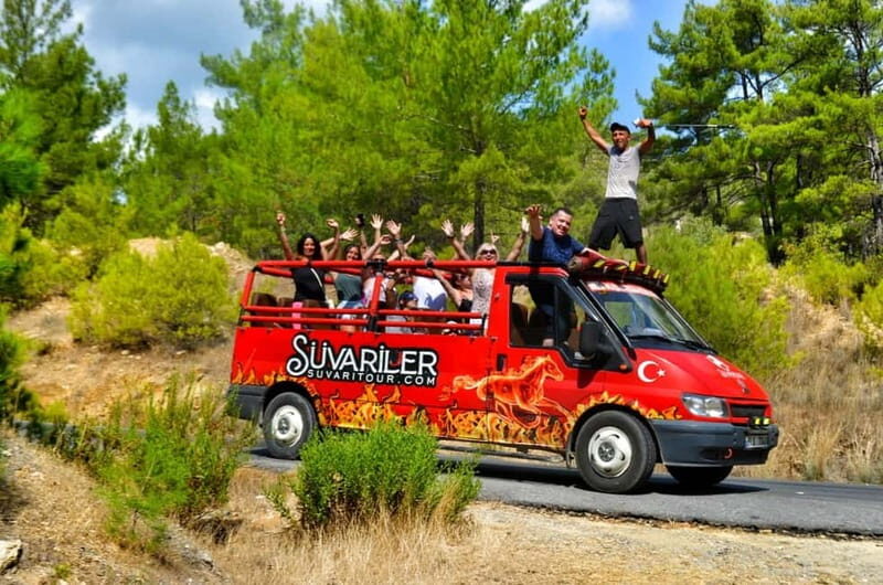 Alanya: Water Wars and Dim River Tour W/ Lunch - All in One - Oba Stream and the waterfall swim break
